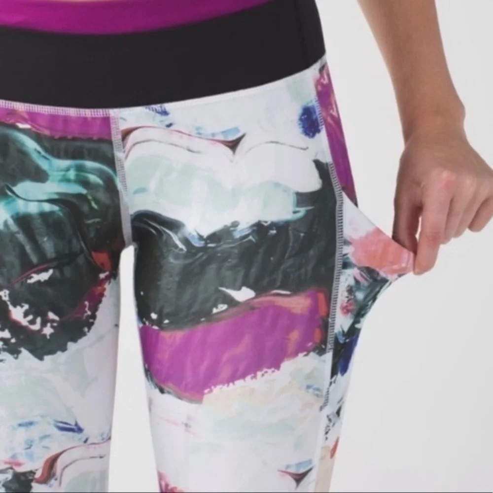 Lululemon Speed Tight‎ III All Full-On Luxtreme Pigment Wave Multi